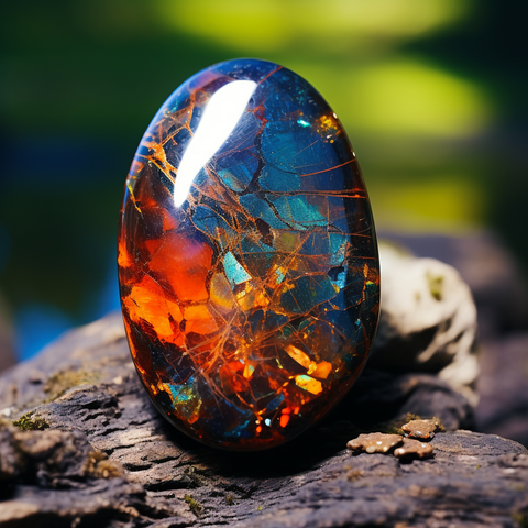 propriétés et vertus de la pierre opale noire