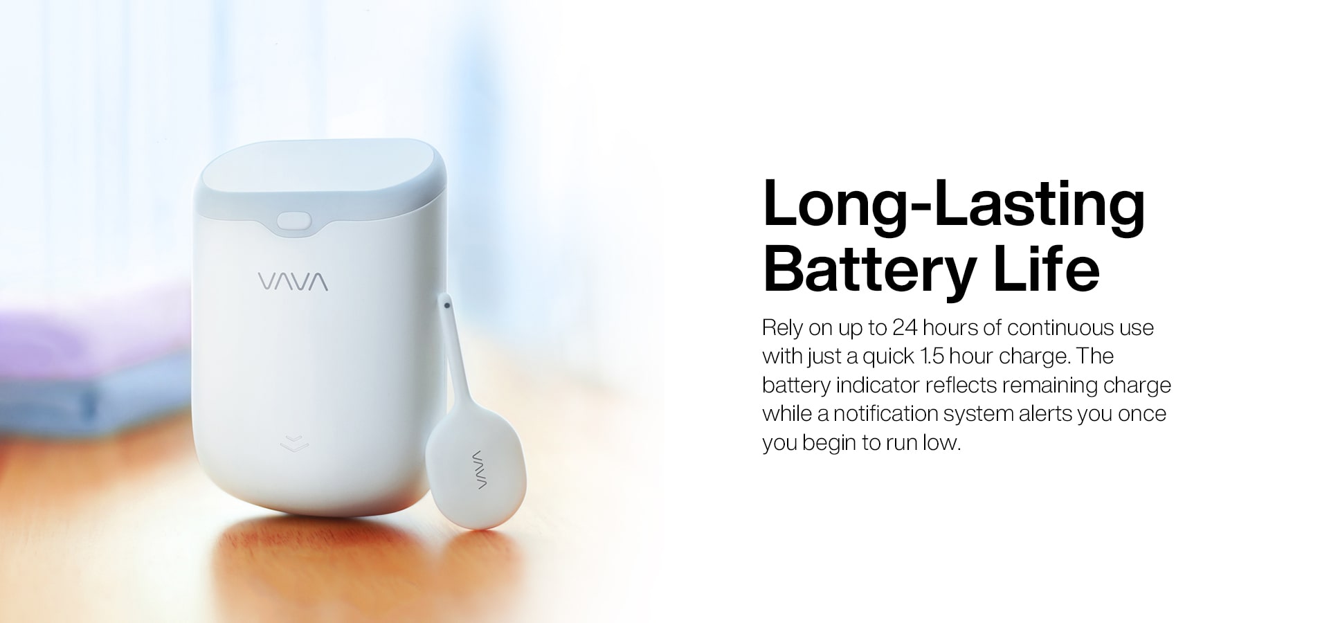 long-lasting battery life