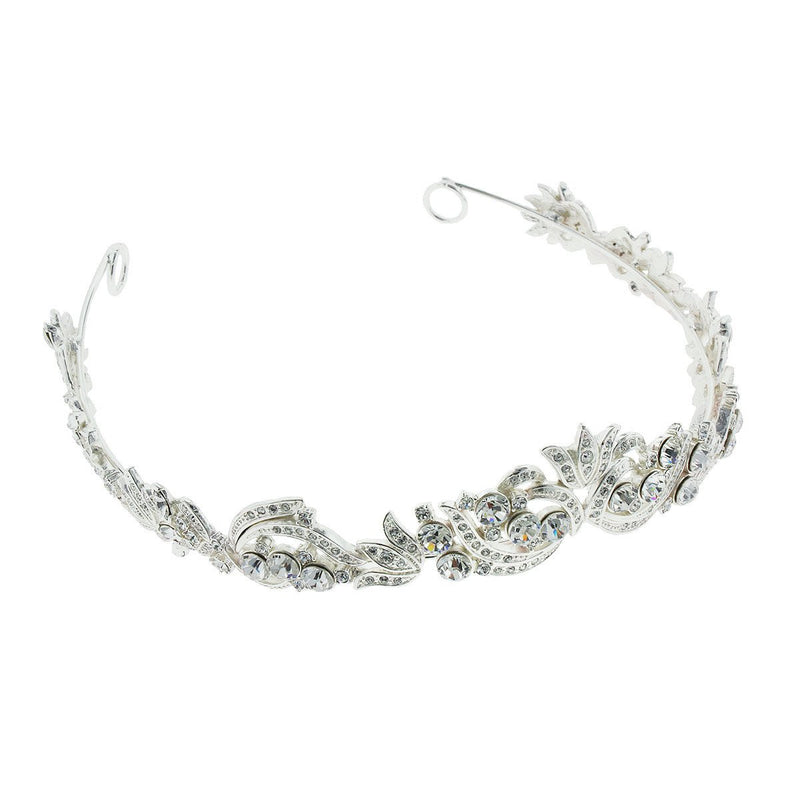 Princess Tiara with Small Flower at Center – Giavan