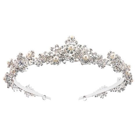 Bridal Headband with Pearl & Crystal – Giavan