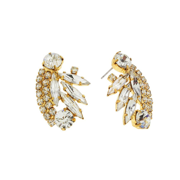 Vintage Earrings with Marquise Stones – Giavan