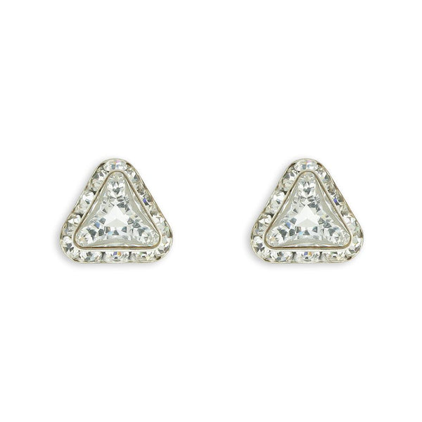 Triangle Crystal Stud Earrings – Giavan