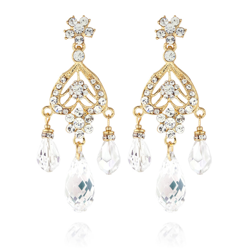 Briolette Chandelier Earrings – Giavan
