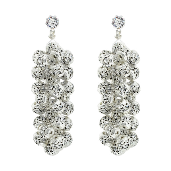 Cluster Earrings with Rondelle Beads – Giavan