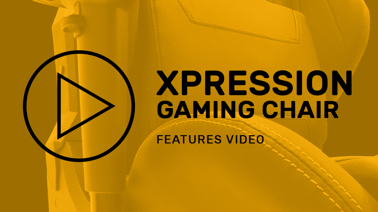 Xpression Pro Gaming Chair Ergonomic Racing Style with 4D Arms – Zipchair