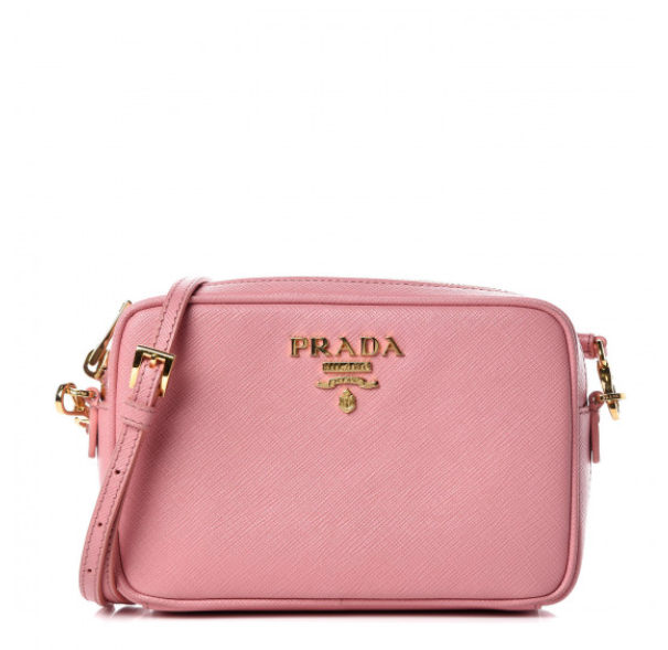 prada camera bag pink