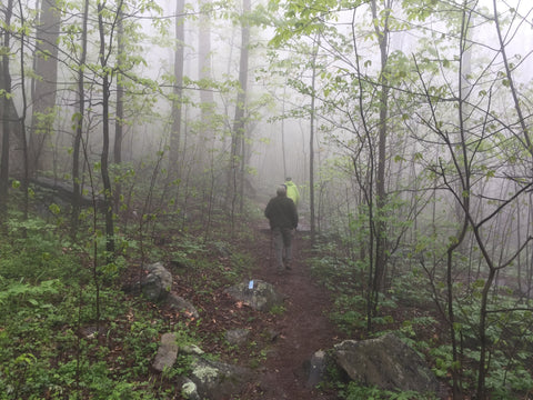 Many hikers on the Appalachian Trail wear Insect Shield bug repellent clothing