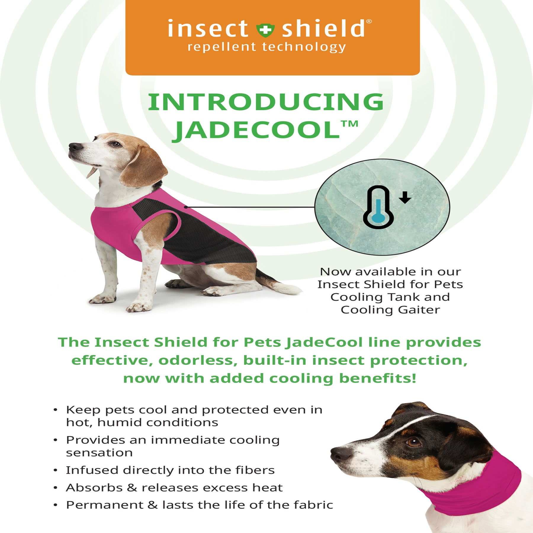 insect shield dog shirt