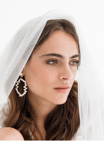 pearl bridal earrings