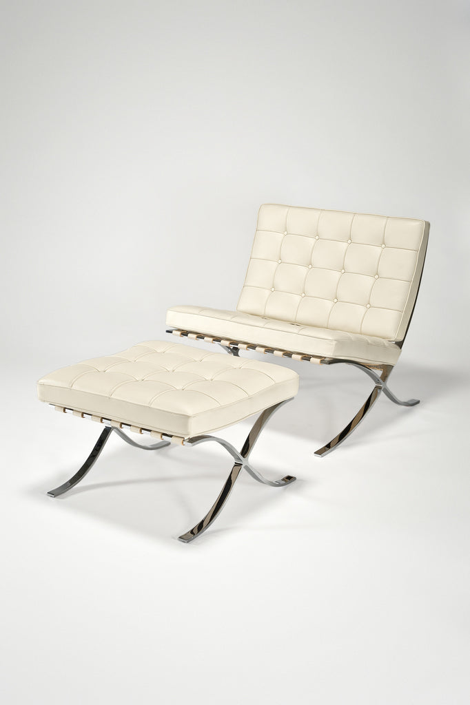 The Modern Archive Barcelona Chair And Ottoman By Ludwig Mies Van Der Rohe