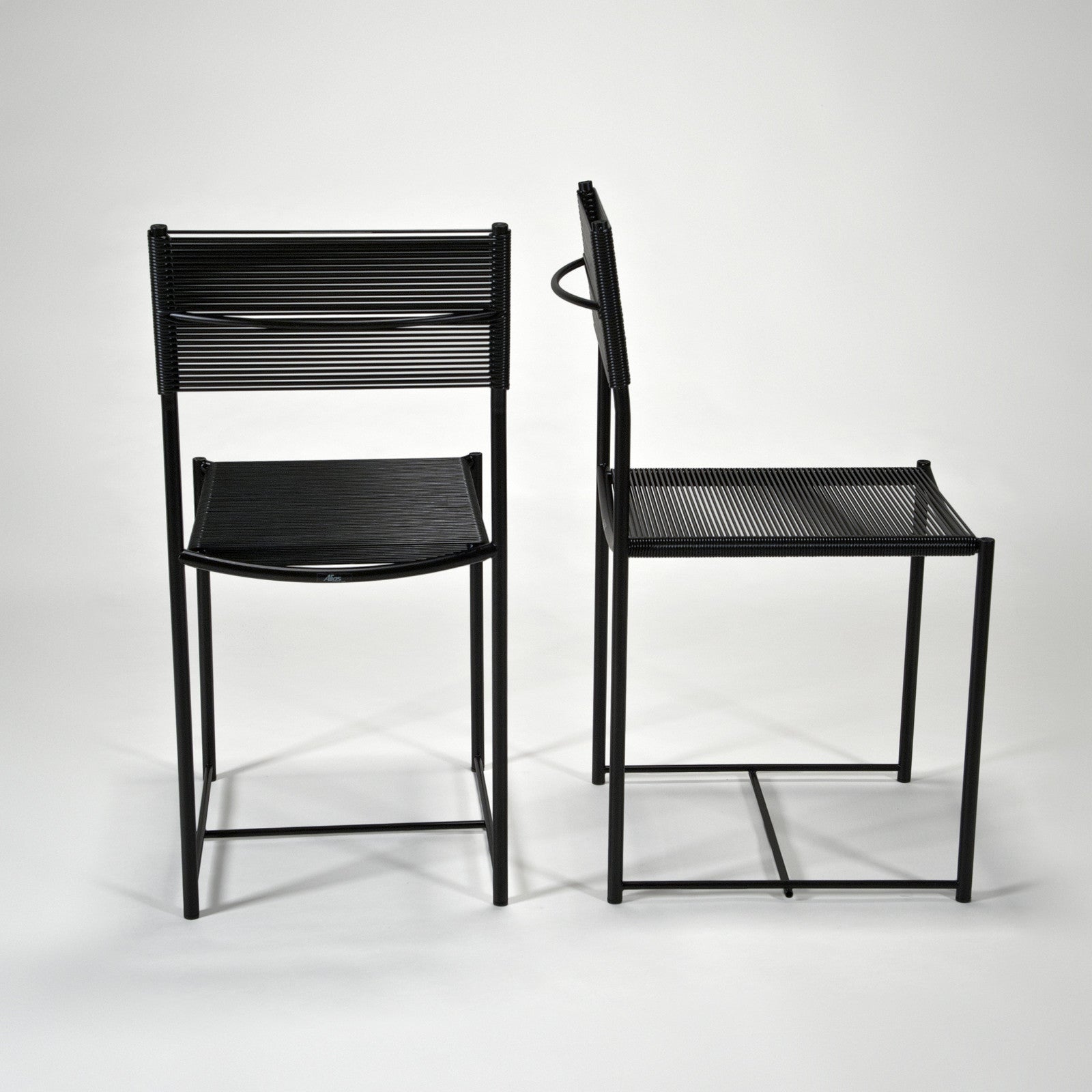 Spaghetti Side Chair in Black <br /> by Giandomenico Belotti for Alias