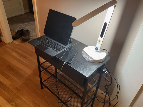 The Wasagun powered end table