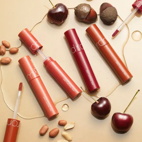 #wowskin, #blog, #romand, #rom&nd, #ruj, #tint, #matte, #gloss, #juicy lasting tint, #glasting water tint, #glasting water gloss, #milk tea velvet, #glasting melting balm, #dewyful water tint, #zero matte, #zero velvet, #blur fudge tint