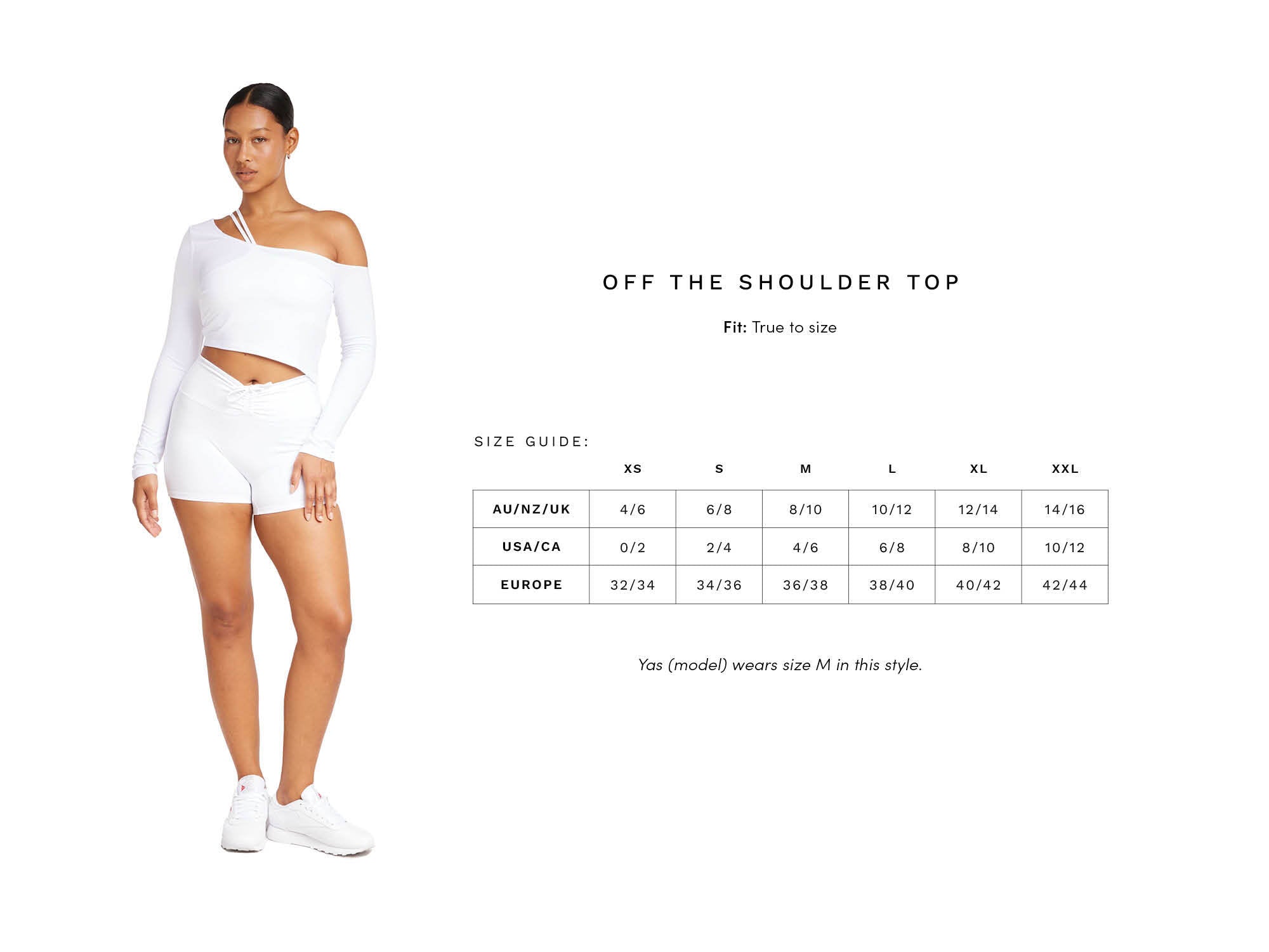 IM Off The Shoulder Top | White – Crop Shop Boutique