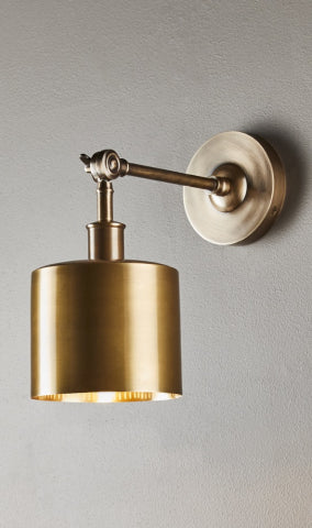 Portofino Wall Lamp In Antique Brass