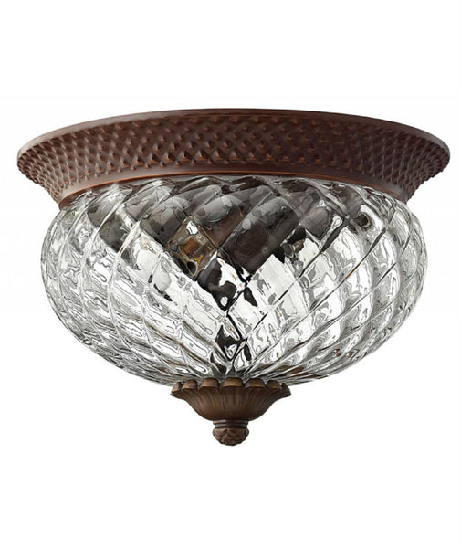 mercury glass flush mount ceiling light