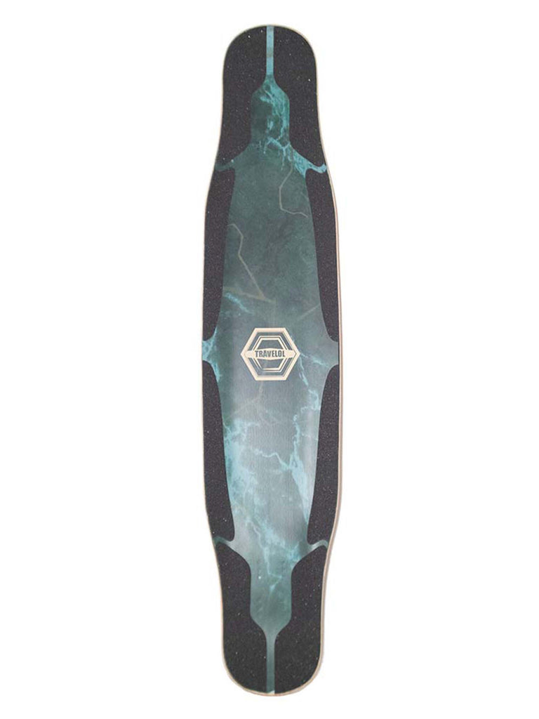 Travelol Marble Longboard Deck | ThaneLife Longboard Shop