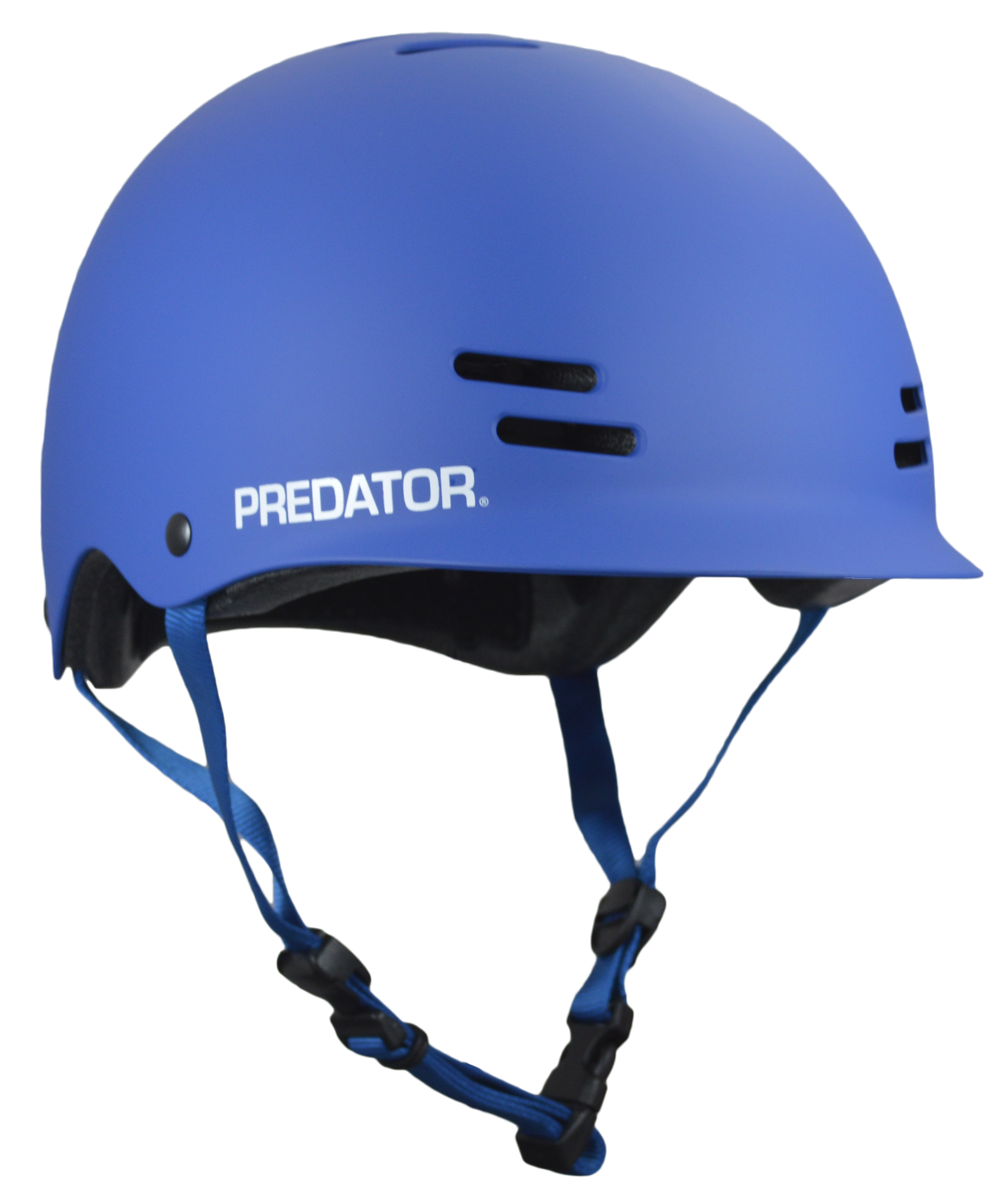 blue predator helmet