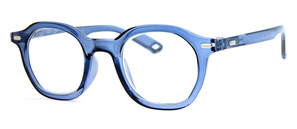 Retro Readers Blue Ombre Frames With Navy Blue Rhinestones 2.75 Reading  Glasses Custom Glasses 