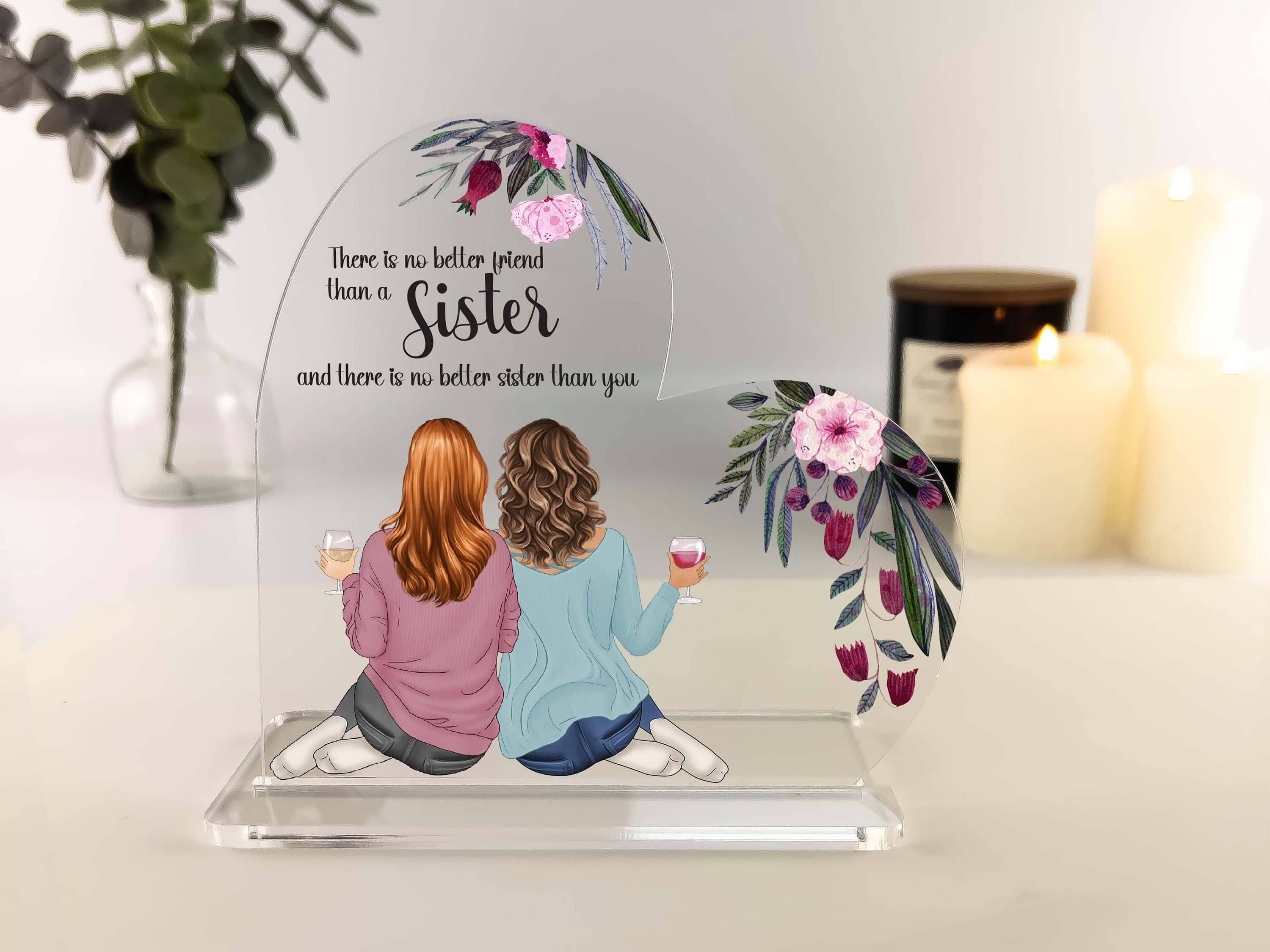 Amazon.com: Sisters Gifts from Sister - Sister Birthday Gifts from Sister,  Unique Gifts for Sister, Best Sister Gift Ideas for Christmas Thanksgiving,  Personalized Thank You Gifts(to My Sister) : Home & Kitchen