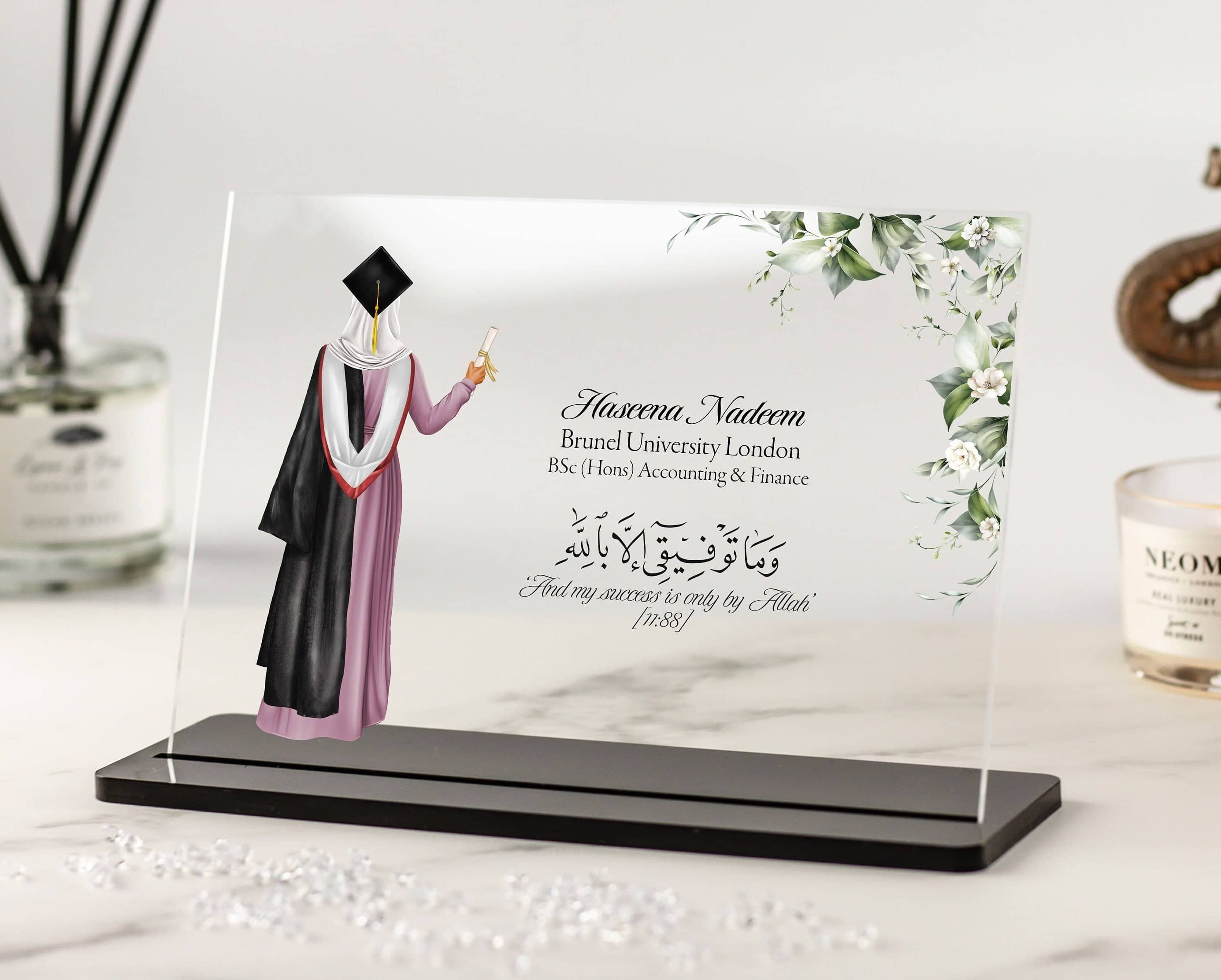 Muslim Graduation Acrylic Plaque