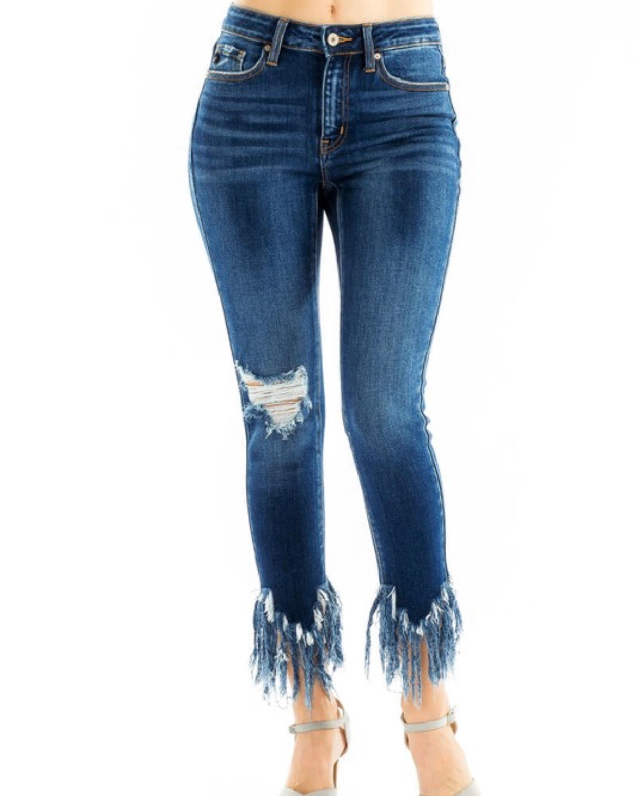 kancan fringe jeans