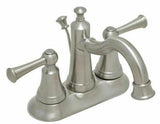 Moen Satin nickel centerset bathroom faucet