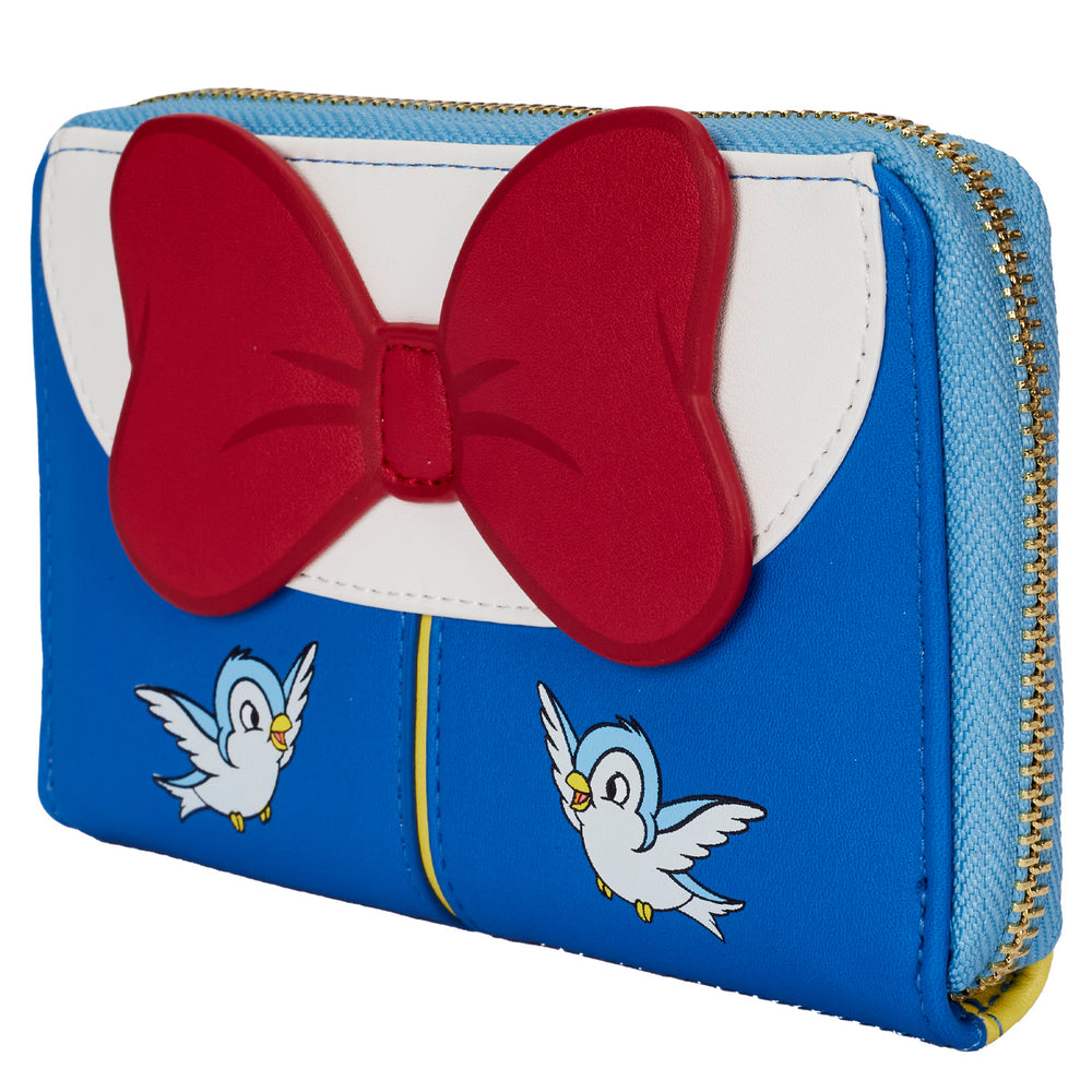 Snow White 85th Anniversary Cosplay Zip Around Wallet Side View-zoom