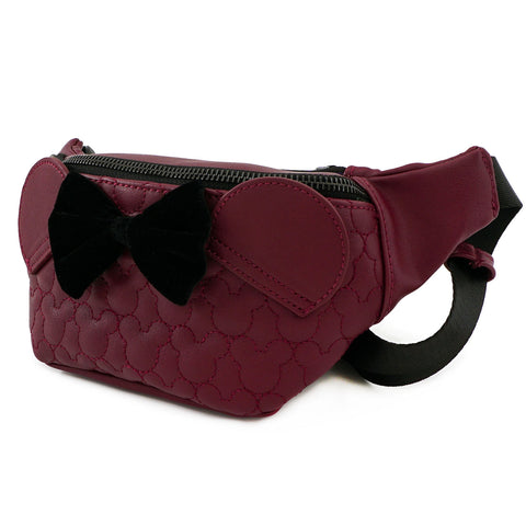 maroon fanny pack