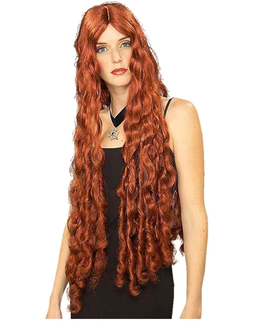 Длинные рыжие волосы