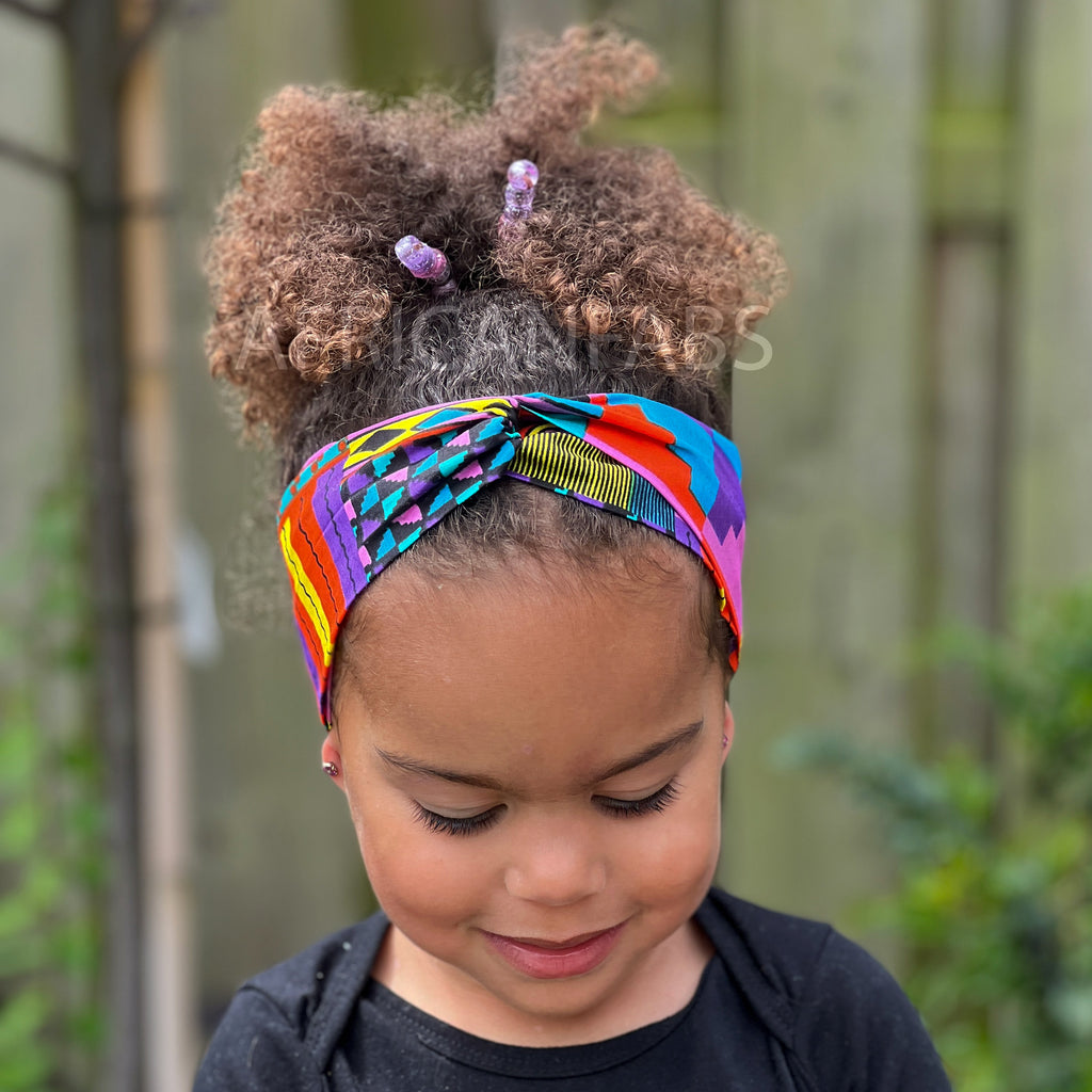 Beginner Uitvoeren artikel Haarband / Hoofdband voor Kinderen in Afrikaanse print - Kinderen - Mu –  AfricanFabs.nl