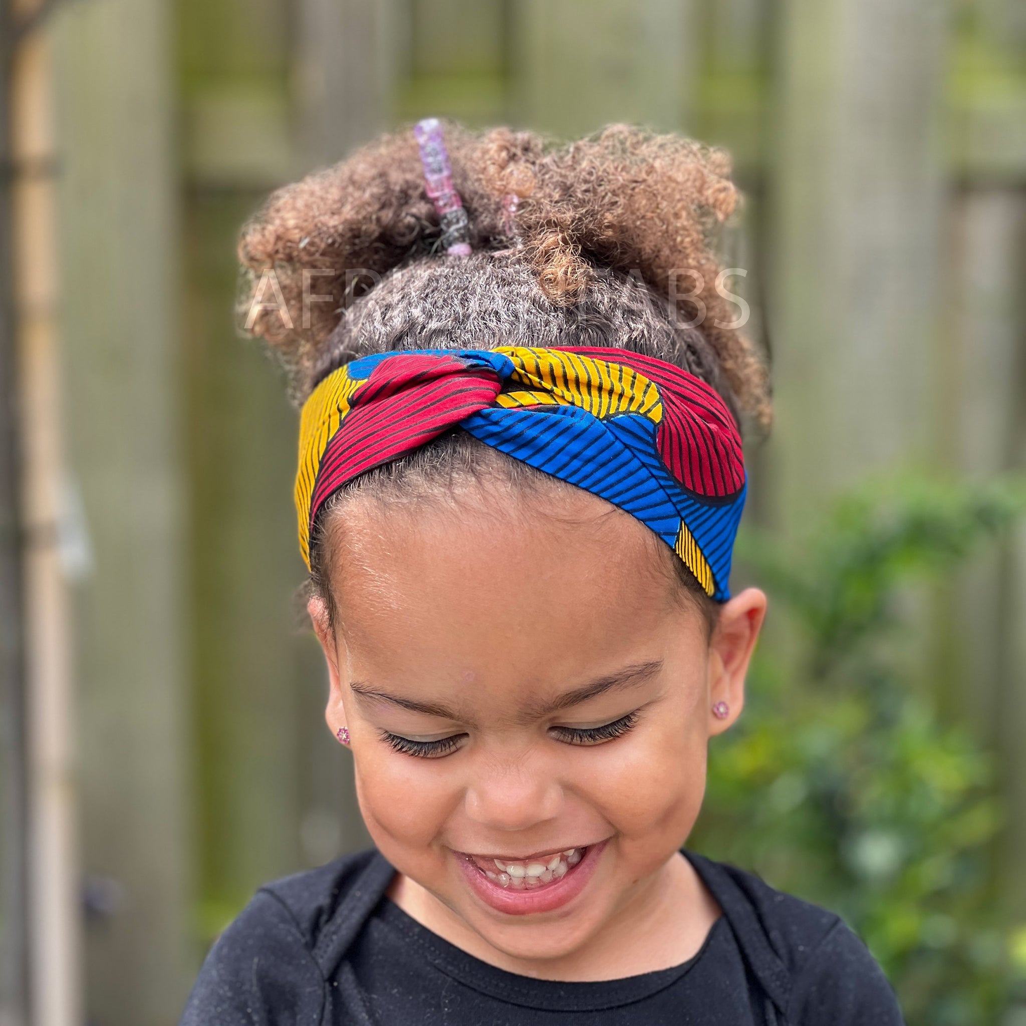 Haarband Hoofdband voor Kinderen in Afrikaanse print Kinderen - – AfricanFabs.nl