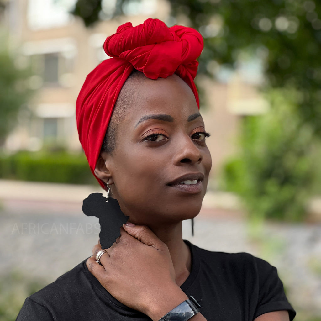 Gevaar Filosofisch Zenuwinzinking Rode hoofddoek / Rode headwrap – AfricanFabs.nl