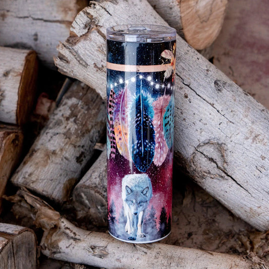 Graffiti Music 20 Oz Skinny Tumbler Sublimation (3054091)