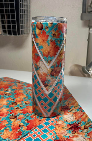 Sublimated Tumbler for Fall