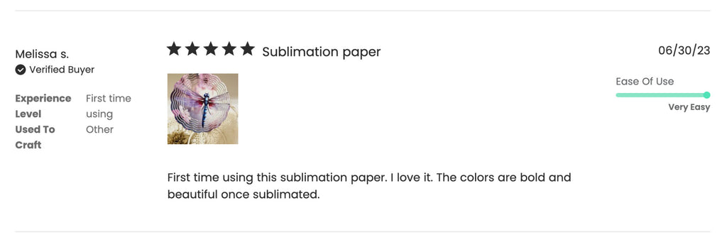 MakerFlo Sublimation Paper Review #2