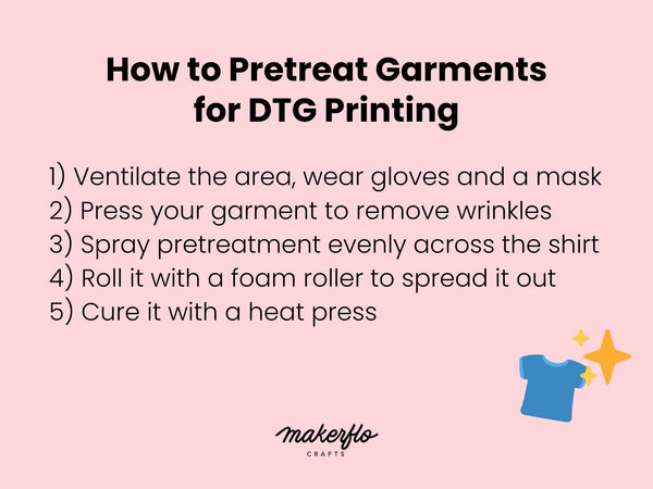 How to Pretreat Garments for DTG Printing