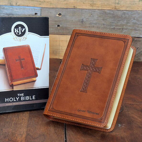 Engraved Leather Bibles