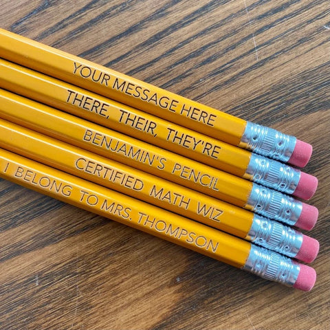 Personalized Pencils