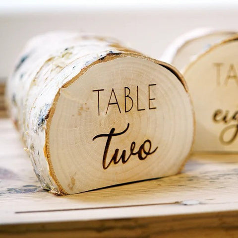 Wedding Table Numbers