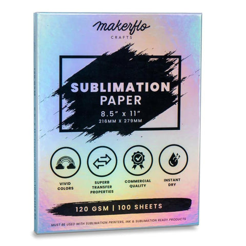 A-Sub 8.5 x 14 Sublimation Paper, 125 GSM, 110 sheets