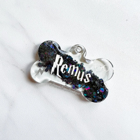 UV resin ideas dog tag