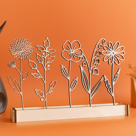 Wooden Flowers