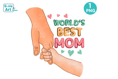 world's best mom mothers day sublimation designs