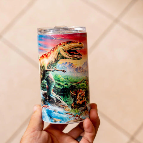 Dinosaur Theme Sublimation Tumbler