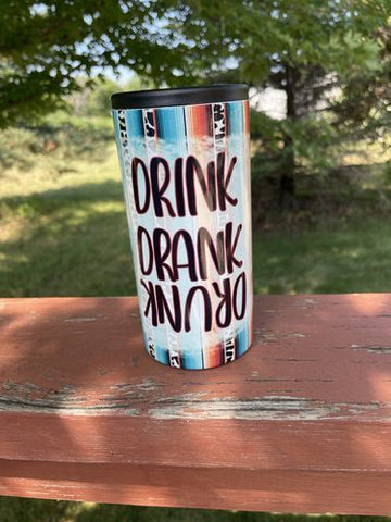 Drink Drank Sublimated Design on Tumbler