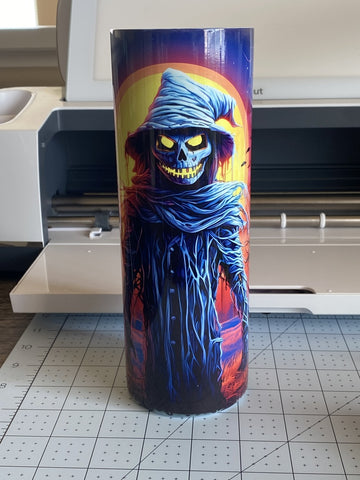 Spooky Scarecrow Sublimated Tumbler