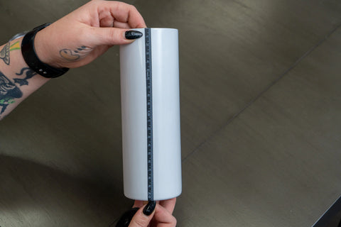 Measuring the sublimation tumbler