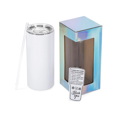 sublimation tumbler blank and box