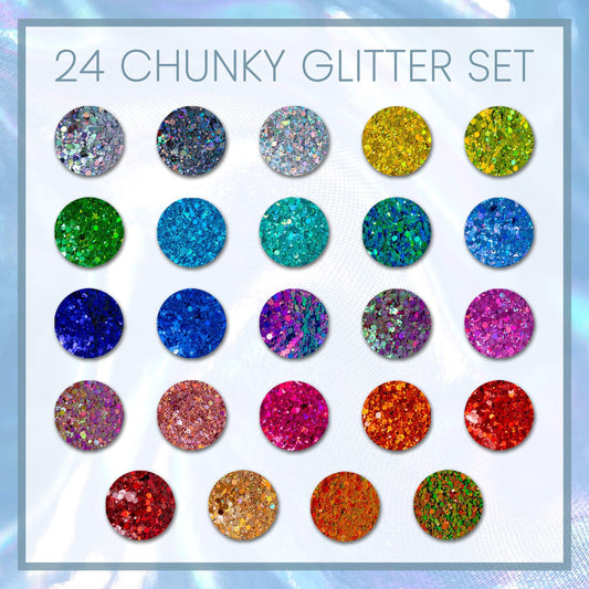 Glitter Shapes Variety Pack (Set of 33) – MakerFlo Crafts